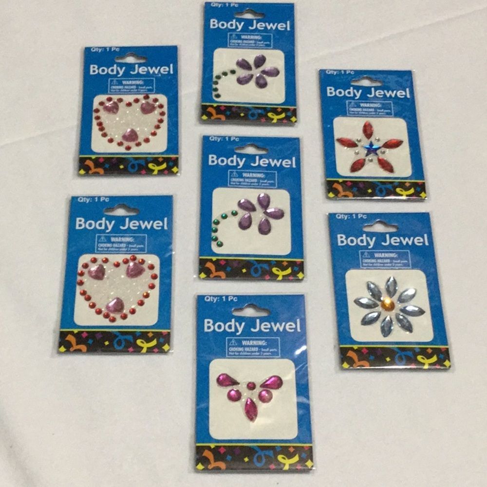 Bundle of Body Jewel Art for your Skin / Stick On